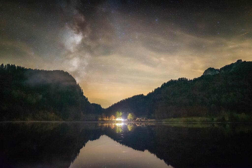 Nachthimmel – Schwarzensee